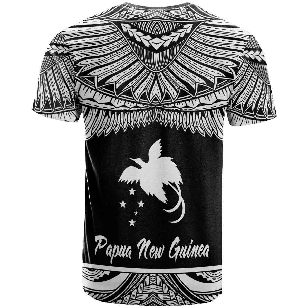 Papua New Guinea Polynesian T Shirt Papua New Guinea Pride White Version - Polynesian Pride