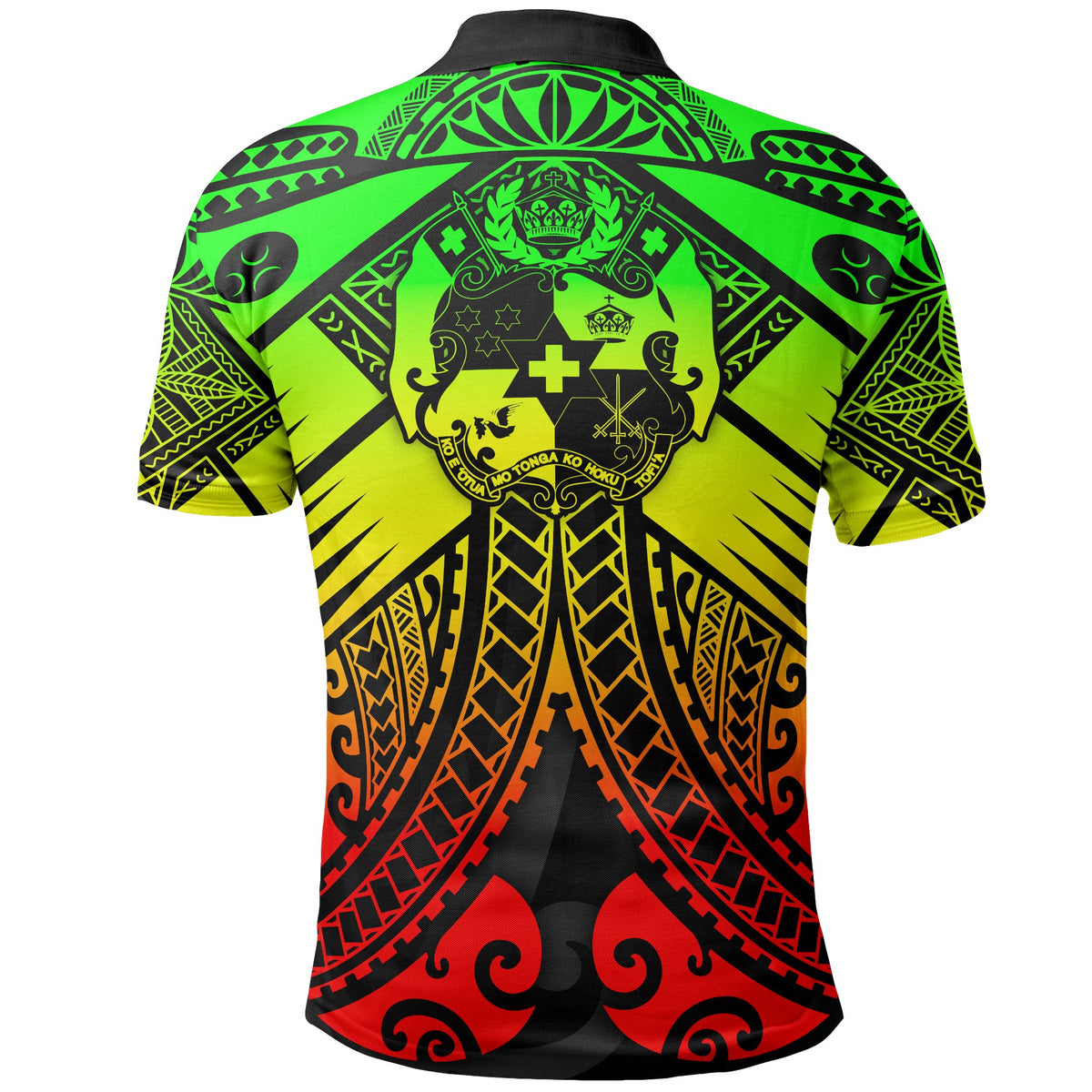 Tonga Polynesian Polo Tonga Reggae Seal with Polynesian tattoo - Polynesian Pride