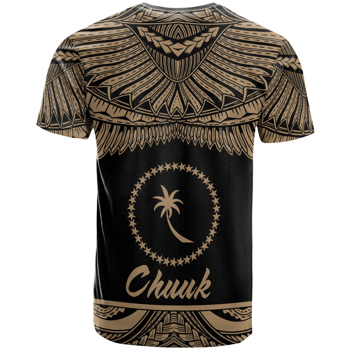 Chuuk Micronesia T Shirt Micronesia Pride Gold Version - Polynesian Pride