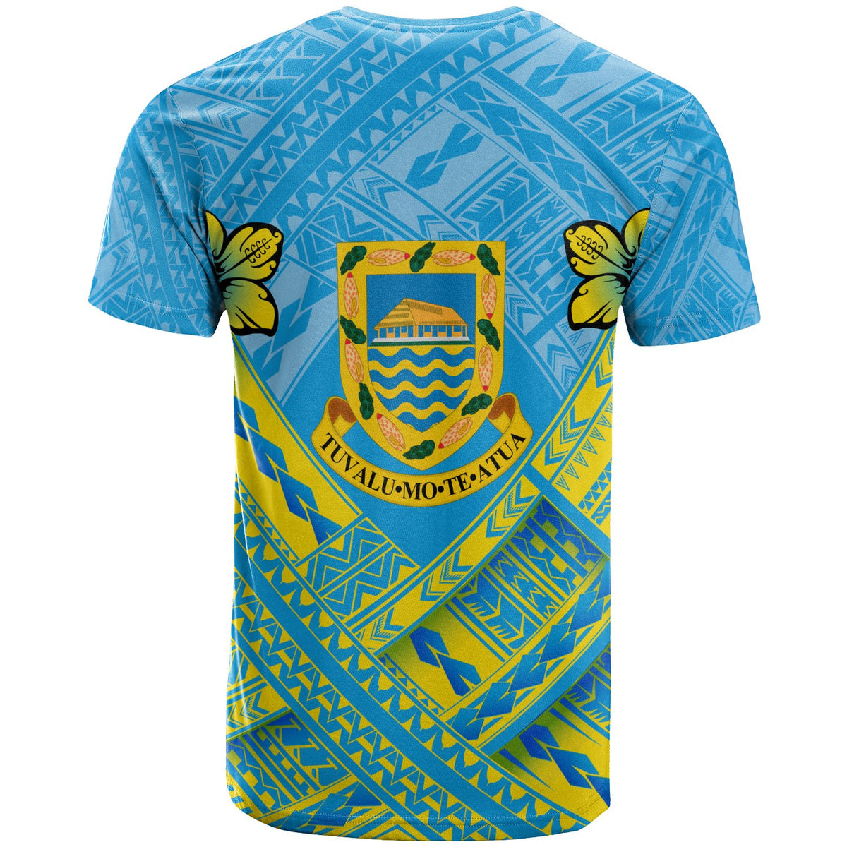 Tuvalu Polynesian T Shirt Tuvaluan Flag Camisole Hibiscus Style - Polynesian Pride