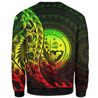 Federated States of Micronesia Sweatshirt - Polynesian Pattern Style Reggae Color - Polynesian Pride
