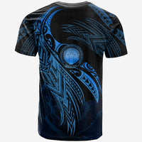 Northern Mariana Islands Polynesian T Shirt Northern Mariana Islands Legend Blue Version - Polynesian Pride