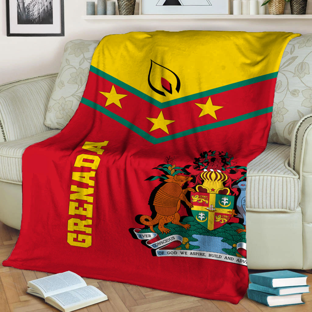 Grenada Blanket - Proud Grenadian - LT12 - Polynesian Pride
