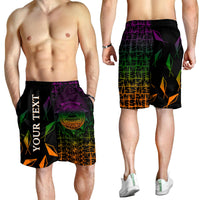 American Samoa Custom Personalised Men's Shorts - AS Seal Rocket Style - Polynesian Pride