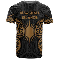 Marshall Islands Polynesian T Shirt Marshall Islands Spirit Gold - Polynesian Pride