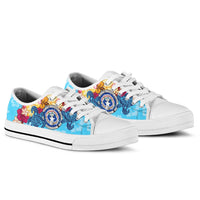 Northern Mariana Islands Low Top Shoes - Tropical Style - Polynesian Pride