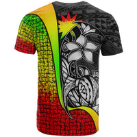 Nauru Polynesian T Shirt Reggae Turtle with Hook - Polynesian Pride