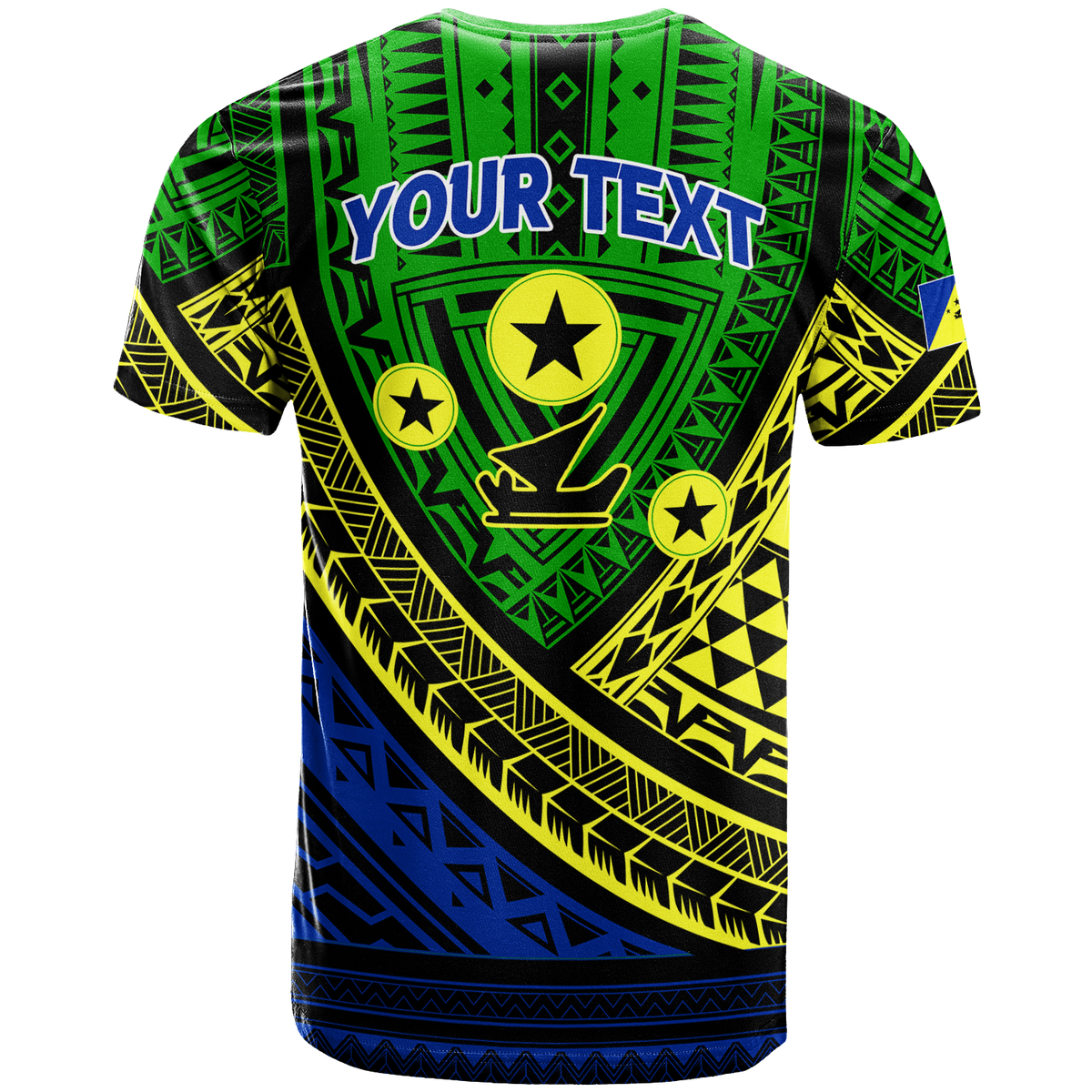Custom Vanuatu Malampa Province Tribal Pattern T Shirt LT12 - Polynesian Pride