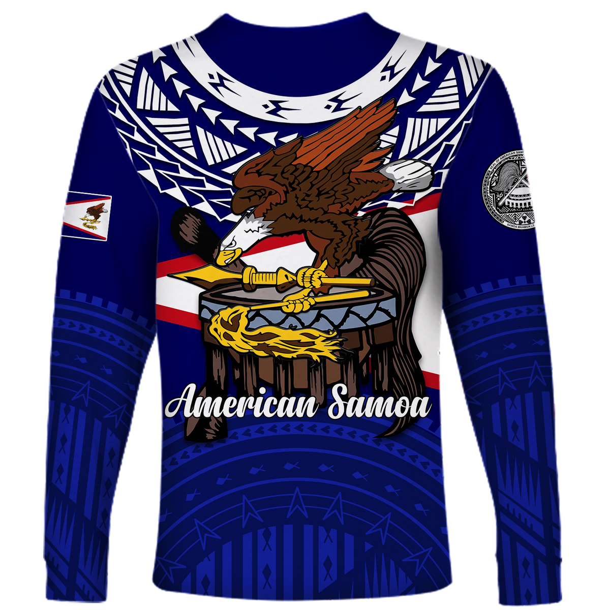 American Samoa Independence Anniversary Pride Long Sleeve Shirt - LT12 - Polynesian Pride