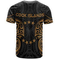 Cook Islands Polynesian T Shirt Cook Islands Spirit Gold - Polynesian Pride