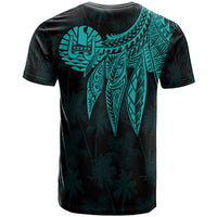 Tahiti T Shirt Polynesian Wings (Turquoise) - Polynesian Pride