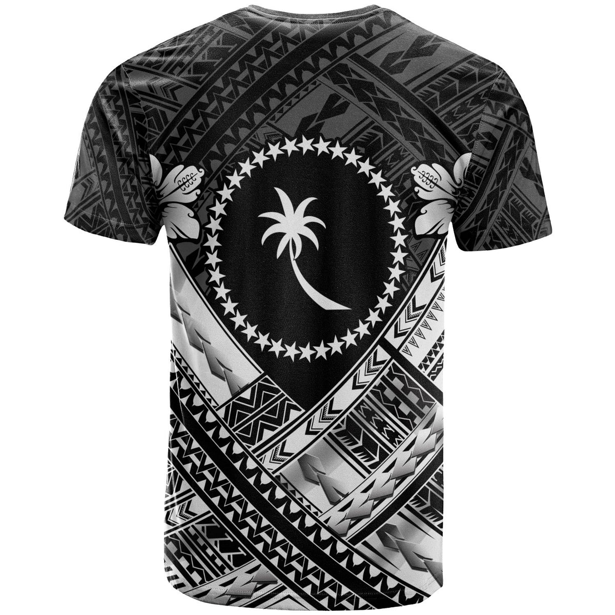 Chuuk Polynesian T Shirt Chuuk White Seal Camisole Hibiscus Style - Polynesian Pride