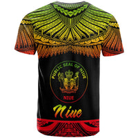 Niue Polynesian Custom T Shirt Niue Pride Reggae Version - Polynesian Pride