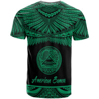 American Samoa Polynesian T Shirt American Samoa Pride Green Version - Polynesian Pride