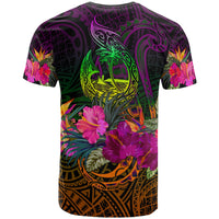 Guam Polynesian T Shirt Summer Hibiscus - Polynesian Pride