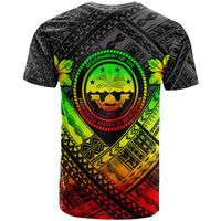 Federated States of Micronesia Polynesian Custom T Shirt Federated States of Micronesia Reggae Seal Camisole Hibiscus Style - Polynesian Pride