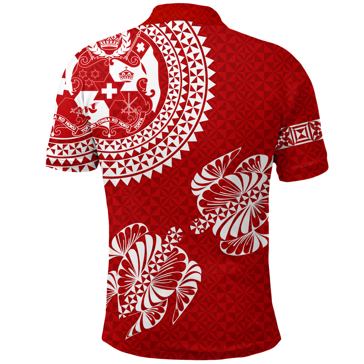 Valentine Day Tonga Couple Love Queen Polo Shirt Tongan Turtle LT12 - Polynesian Pride