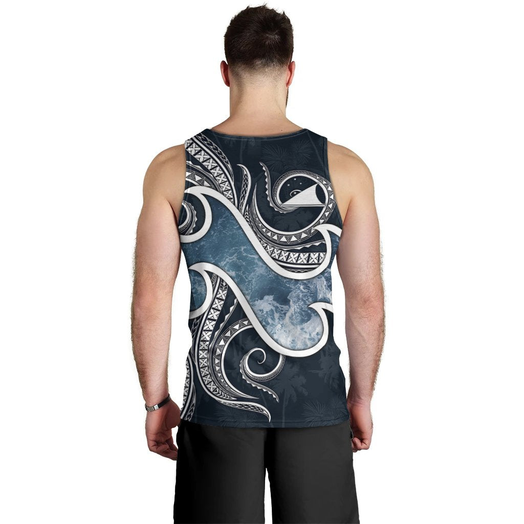Tokelau Polynesian Men's Tank Top - Ocean Style - Polynesian Pride