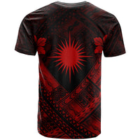 Marshall Islands Polynesian Custom T Shirts Marshall Islands RedFlag Camisole Hibiscus Style - Polynesian Pride