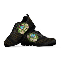 Guam Sneakers - Polynesian Gold Patterns Collection - Polynesian Pride