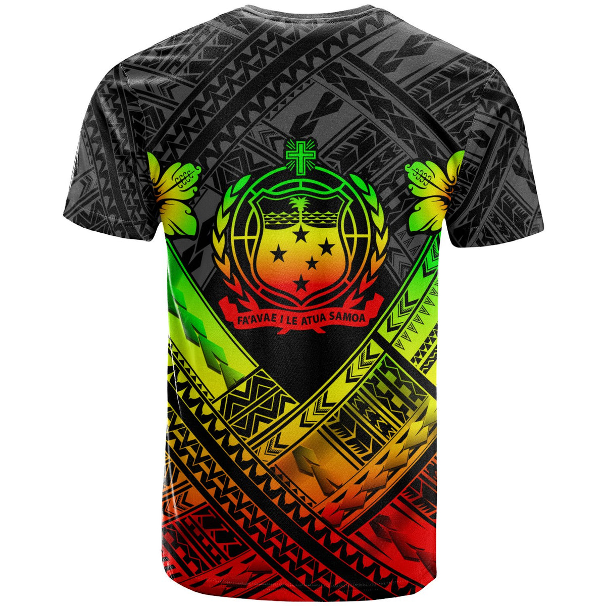 Samoa Custom PolynesianT Shirts Samoa Reggae Seal Camisole Hibiscus Style - Polynesian Pride