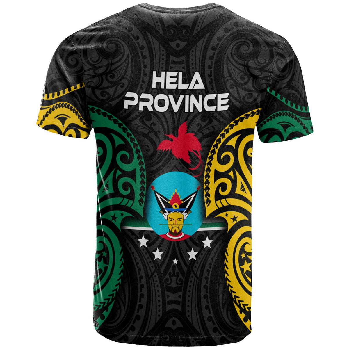 Papua New Guinea Hela Province Polynesian T Shirt Spirit Version - Polynesian Pride