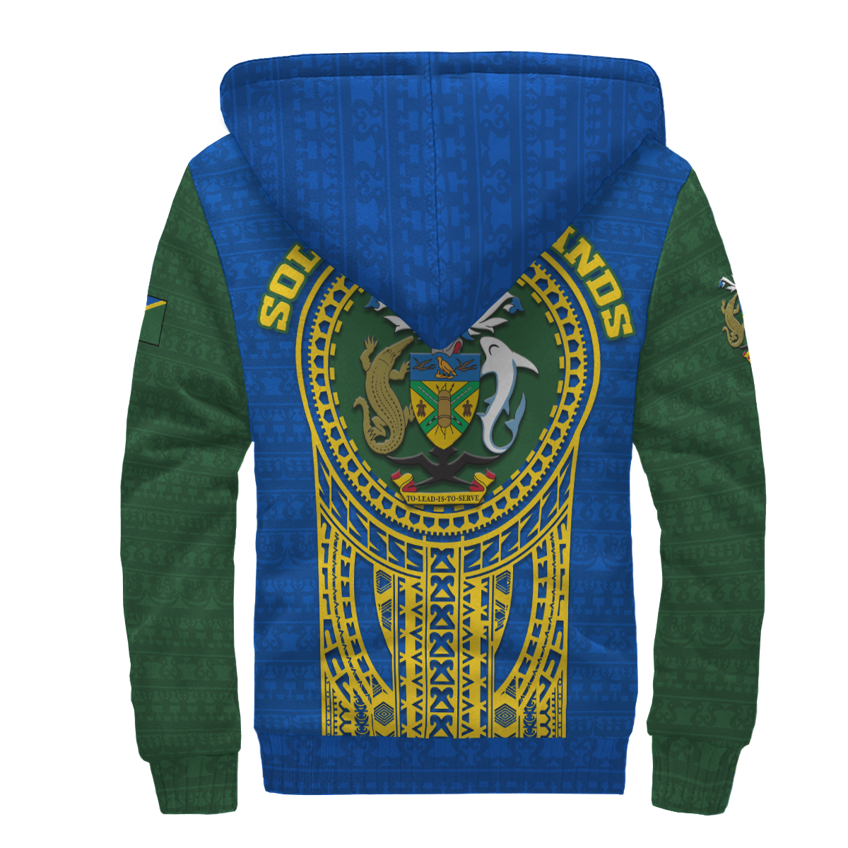Solomon Islands Independence Anniversary 44th Years Sherpa Hoodie - LT12 - Polynesian Pride