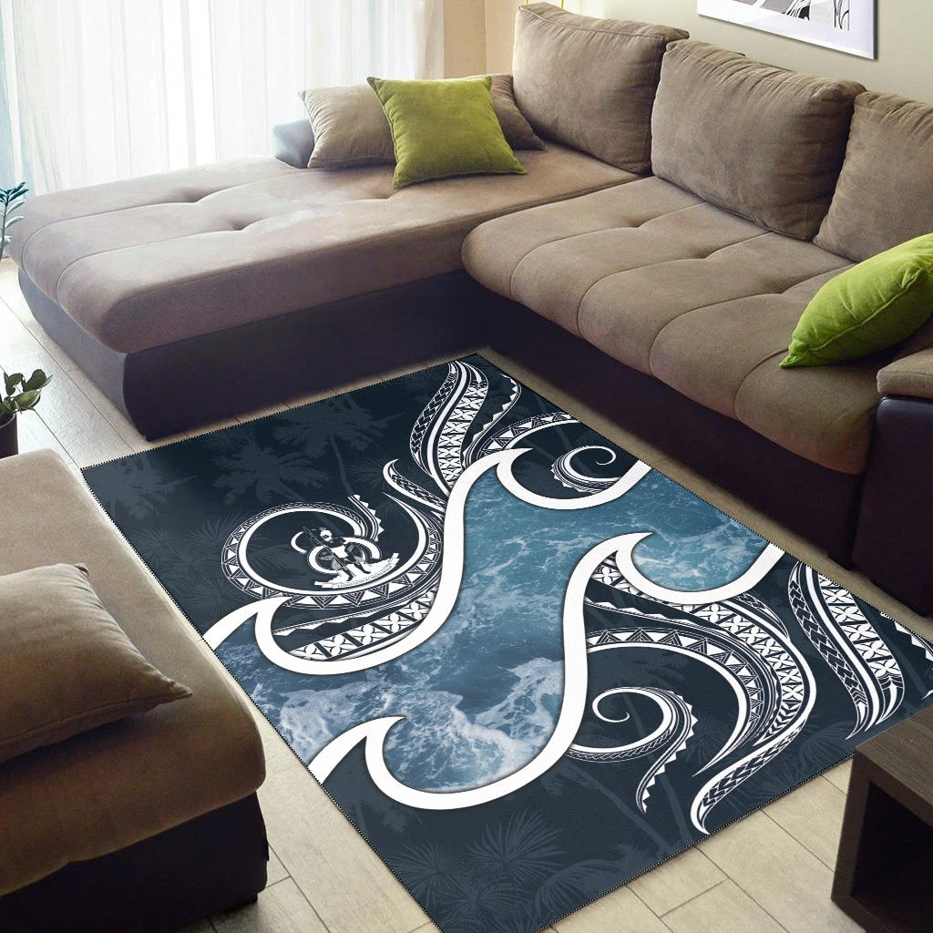 Vanuatu Polynesian Area Rug - Ocean Style - Polynesian Pride