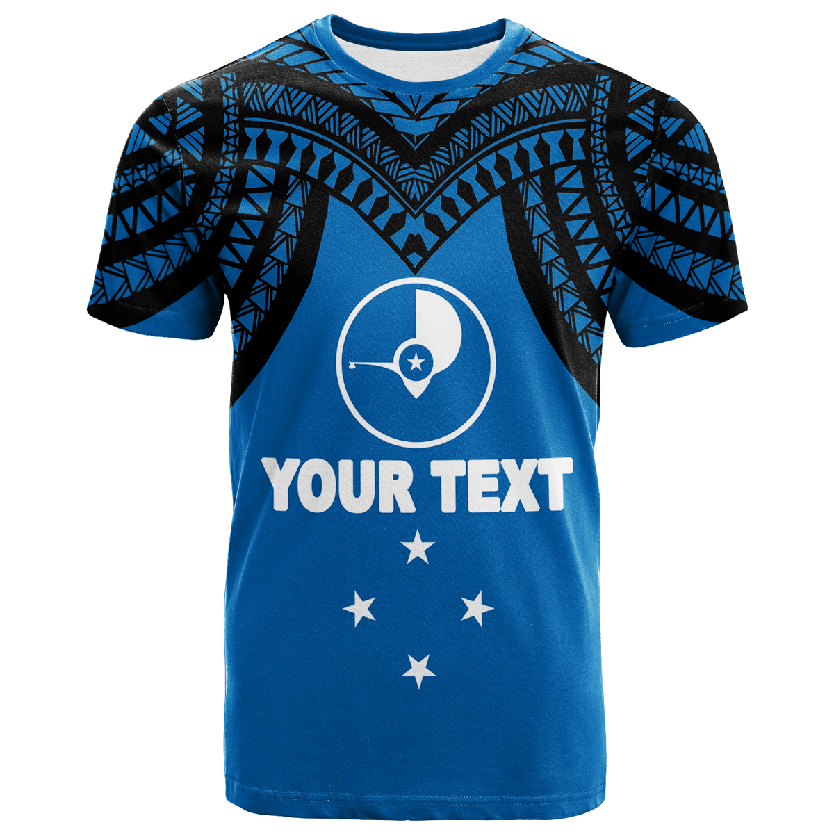 Custom Micronesia Yap Proud Yapese T Shirt LT12 Unisex Blue - Polynesian Pride