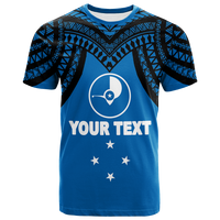 Custom Micronesia Yap Proud Yapese T Shirt LT12 Unisex Blue - Polynesian Pride