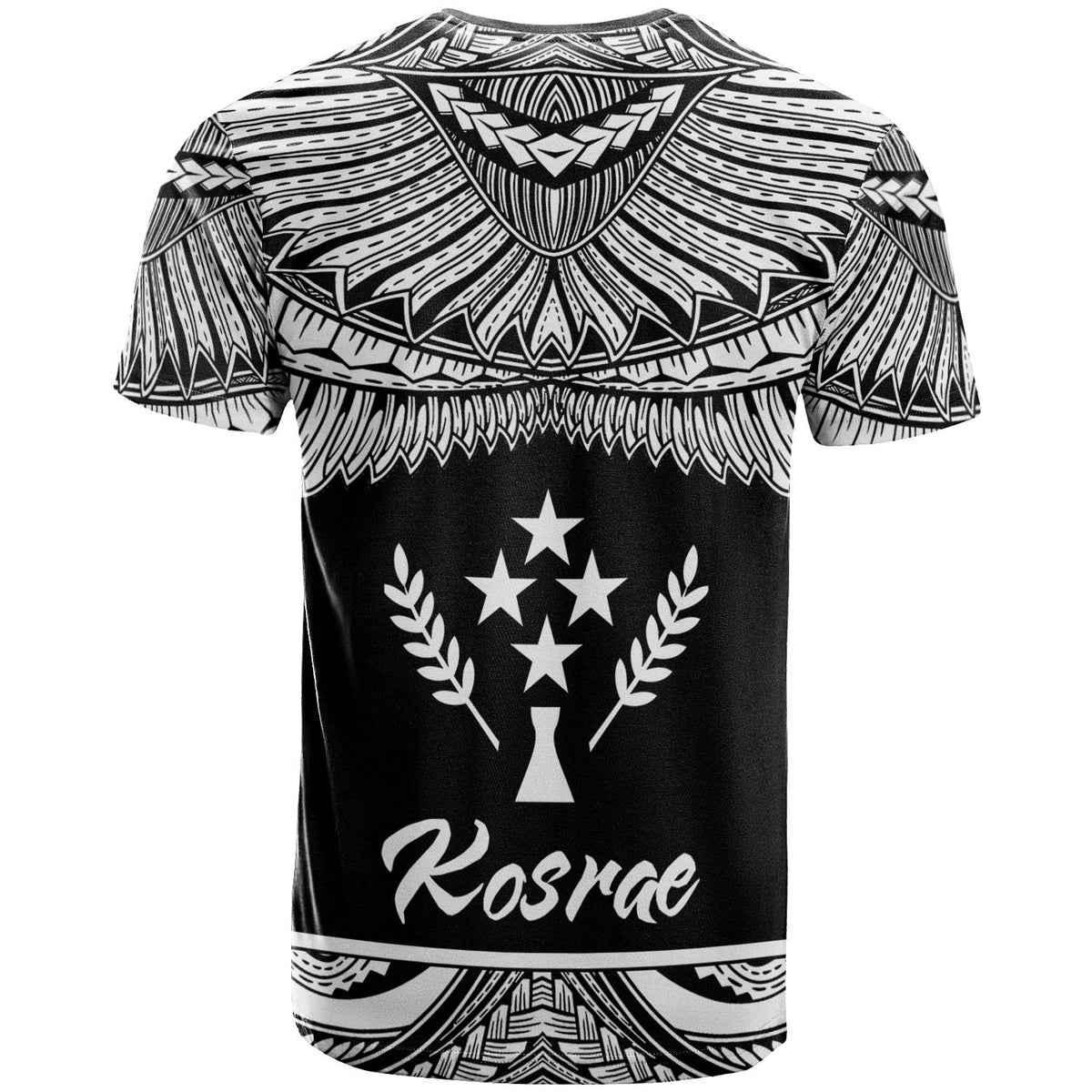 Kosrae Polynesian Custom T Shirt Kosrae Pride White Version - Polynesian Pride