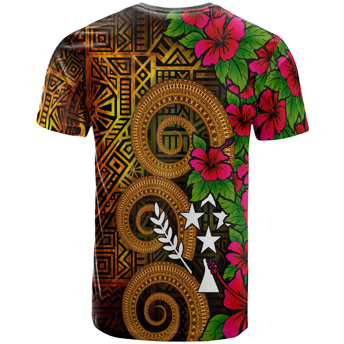 Kosrae Micronesia Custom T Shirt Hibiscus Vintage - Polynesian Pride