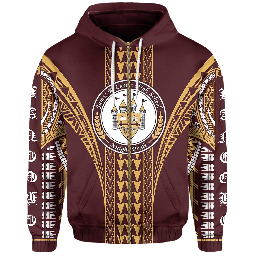 Hawaii Hoodie James B. Castle High Zip Hoodie - Polynesian Pride