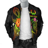 Pohnpei Polynesian Personalised Men's Bomber Jacket - Legend of Pohnpei (Reggae) - Polynesian Pride