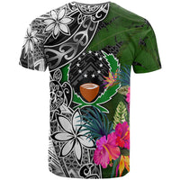 Pohnpei Custom T Shirt Turtle Plumeria Banana Leaf - Polynesian Pride