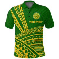 Custom Leone High School Pride Polo Shirt LT12 Unisex Green - Polynesian Pride