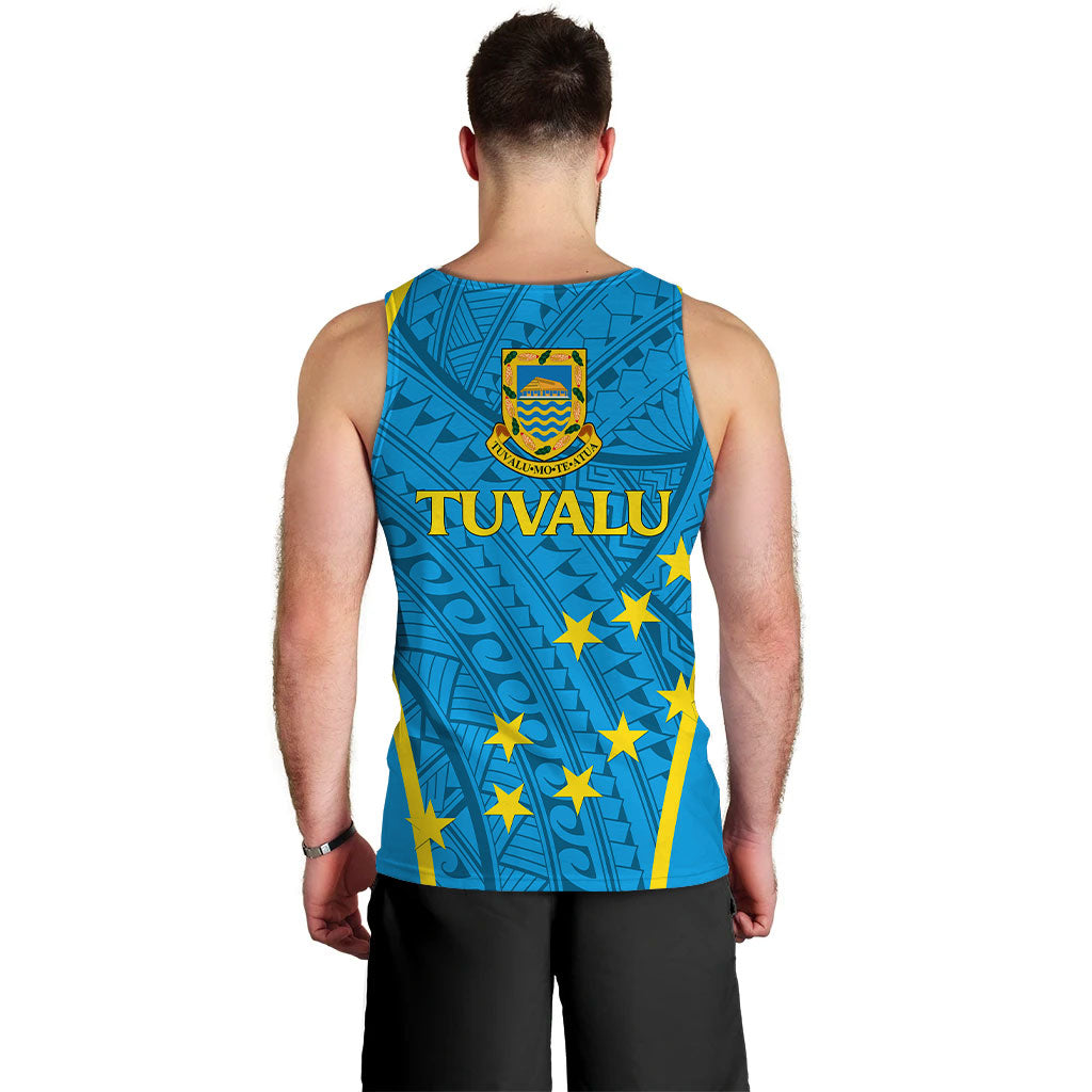 Tuvalu Men Tank Top - Tribal Pattern - LT12 - Polynesian Pride