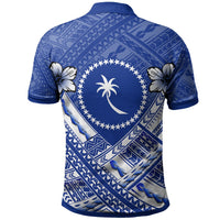 Chuuk Custom Polo Shirt Chuuk Flag Camisole Hibiscus Style - Polynesian Pride