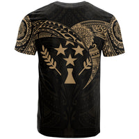Kosrae Micronesian T Shirt Full Color Heart Shield - Polynesian Pride