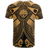 FSM T Shirt Gold Seal with Polynesian Tattoo - Polynesian Pride