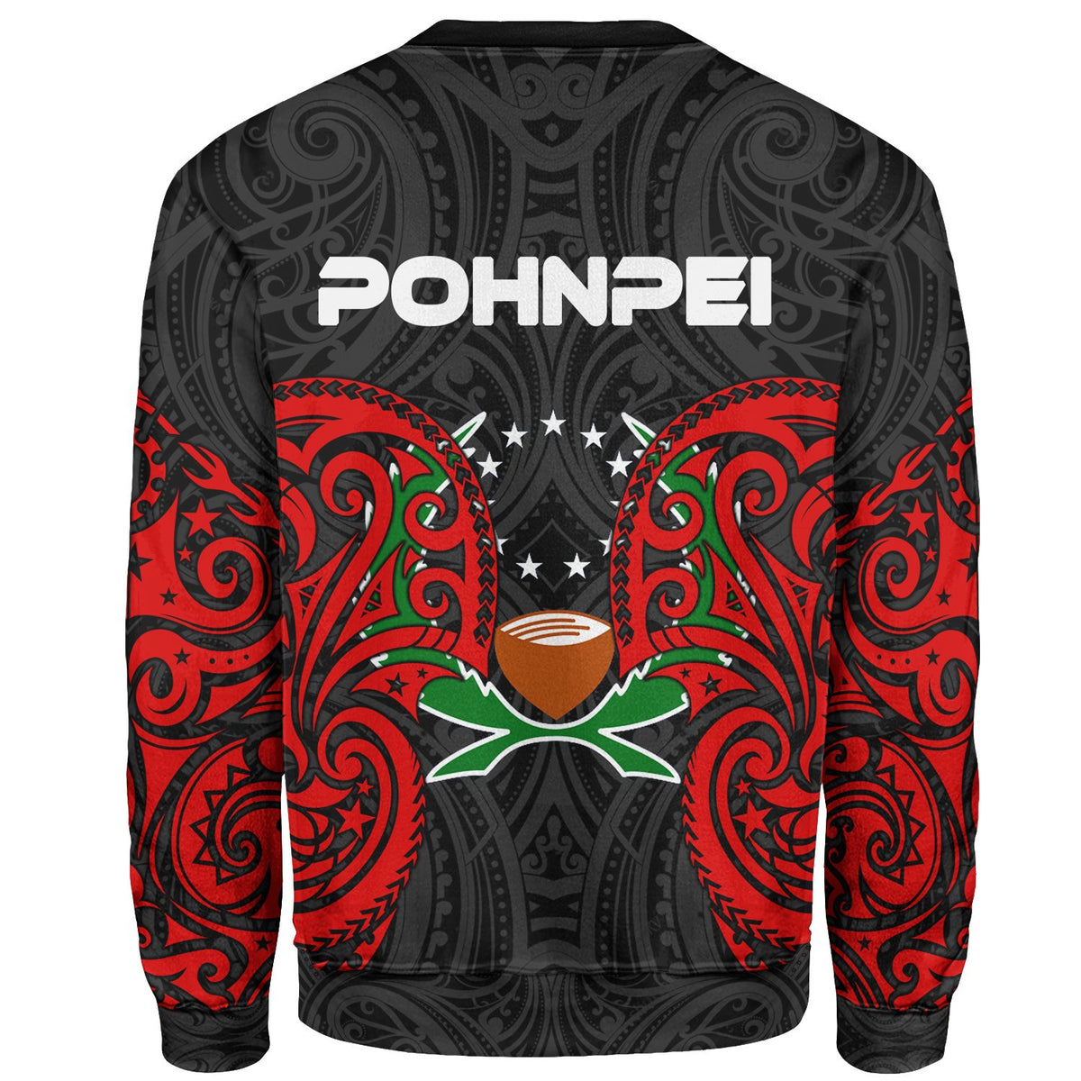 Pohnpei Polynesian Custom Personalised Sweater - Spirit Style - Polynesian Pride