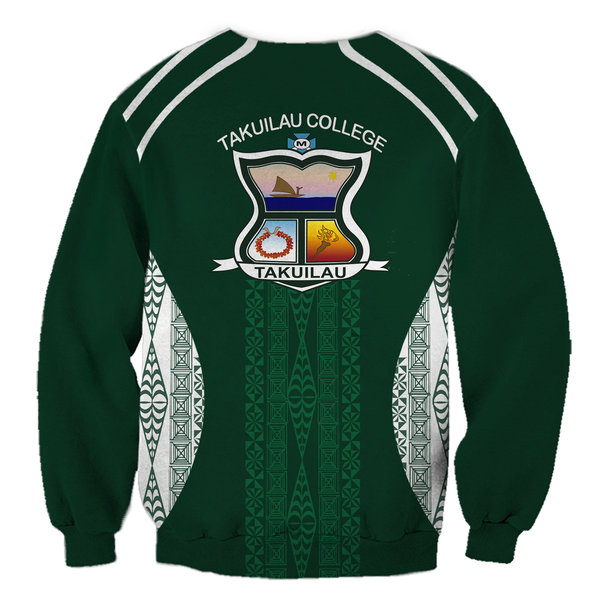 Takuilau College Tongan Patterns Sweatshirt - LT12 - Polynesian Pride
