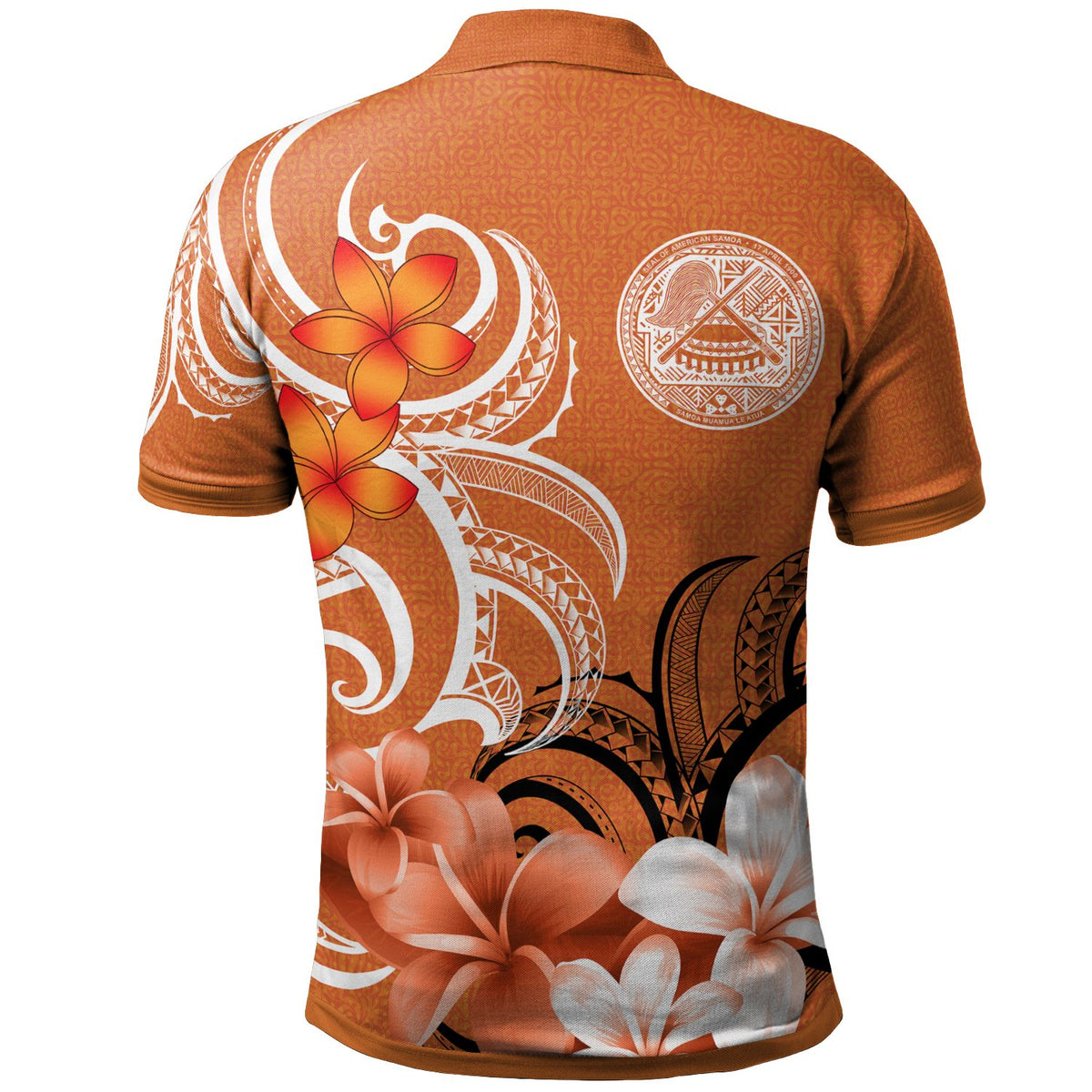 Custom American Samoa Custom Polo Shirt Amerika Samoa Spirit - Polynesian Pride