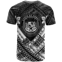 Hawaii T Shirt White Seal Polynesian Patterns - Polynesian Pride