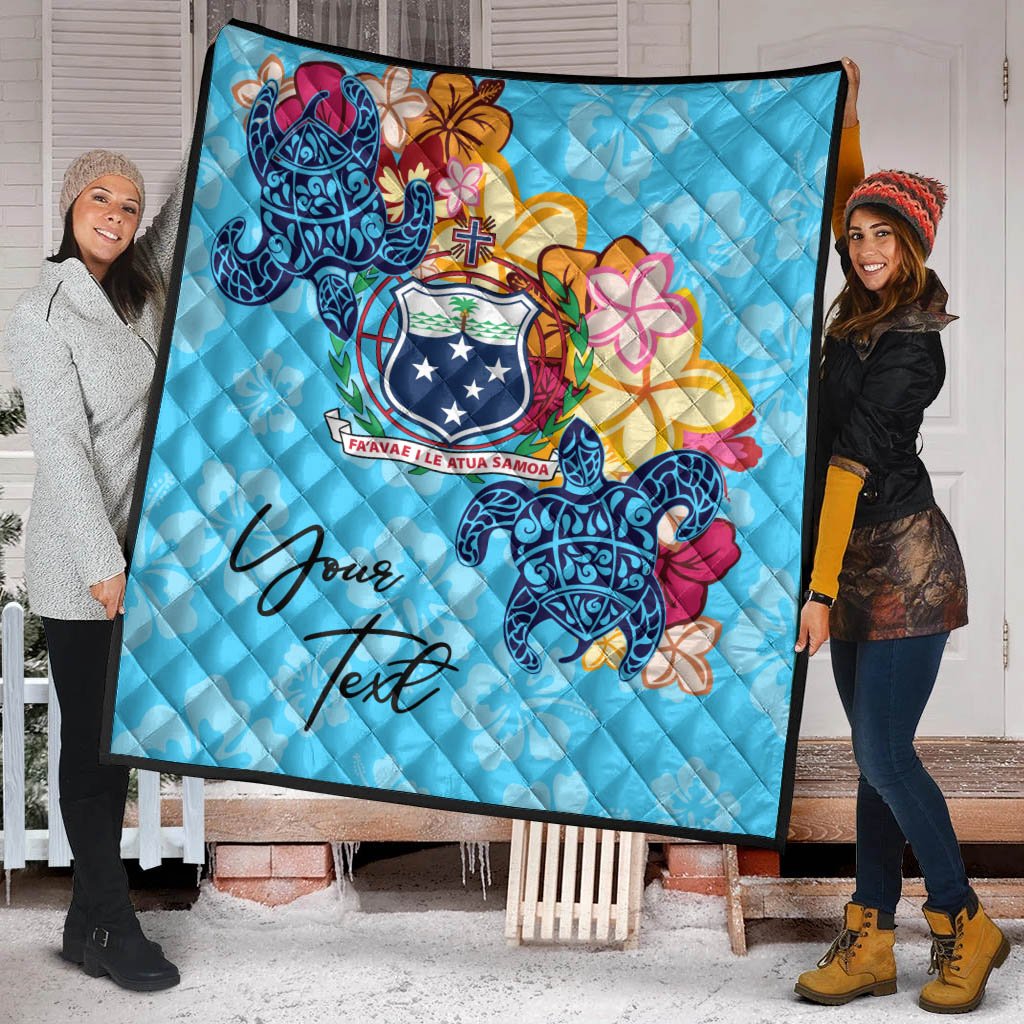 Samoa Custom Personalised Premium Quilt - Tropical Style - Polynesian Pride