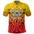 Custom Marquesas Islands Marquesan Tattoo Polo Shirt LT12 Unisex Red - Polynesian Pride