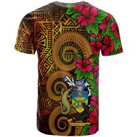 Solomon Islands Polynesian T Shirt Hibiscus Vintage - Polynesian Pride