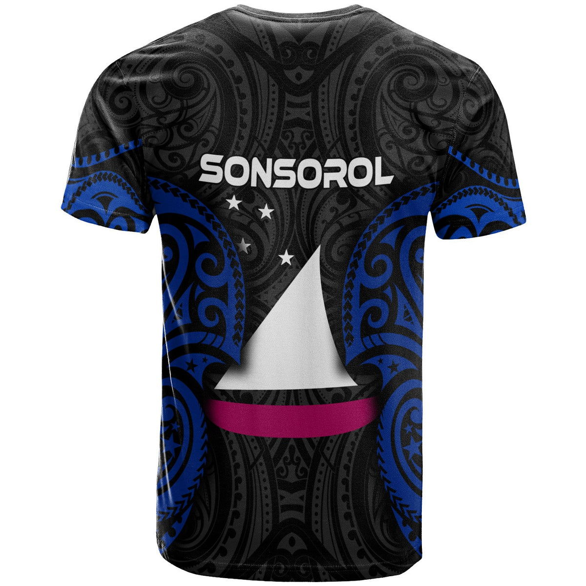 Palau Sonsorol Polynesian T Shirt Palau Spirit - Polynesian Pride