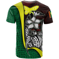 Papua New Guinea Oro Province T Shirt Turtle with Hook - Polynesian Pride