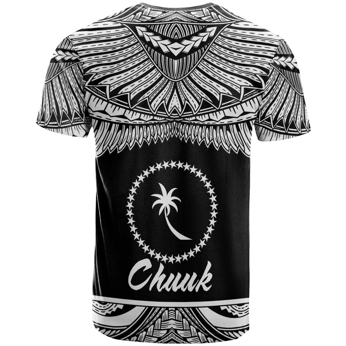 Chuuk Polynesian Custom T Shirt Chuuk Pride White Version - Polynesian Pride